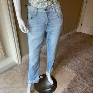 Buffalo David Bitton Blue Boyfriend Jeans Relaxed Fit